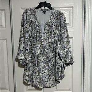 Torrid Multicolor Floral Blouse